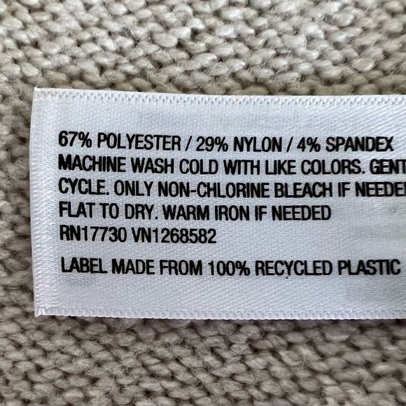 Prologue Womens Cardigan Duster Sweater S Cream New - Picture 8 of 9